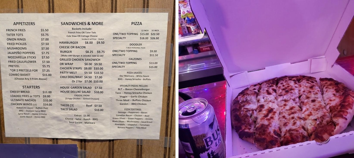 The Yankee Doodle Menu